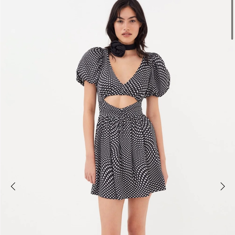 For Love and Lemons Anya Puff Sleeve Dress